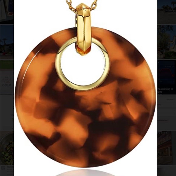 Kate spade ♠️ Gold-Tone Tortoise Pendant Necklace - Picture 4 of 8